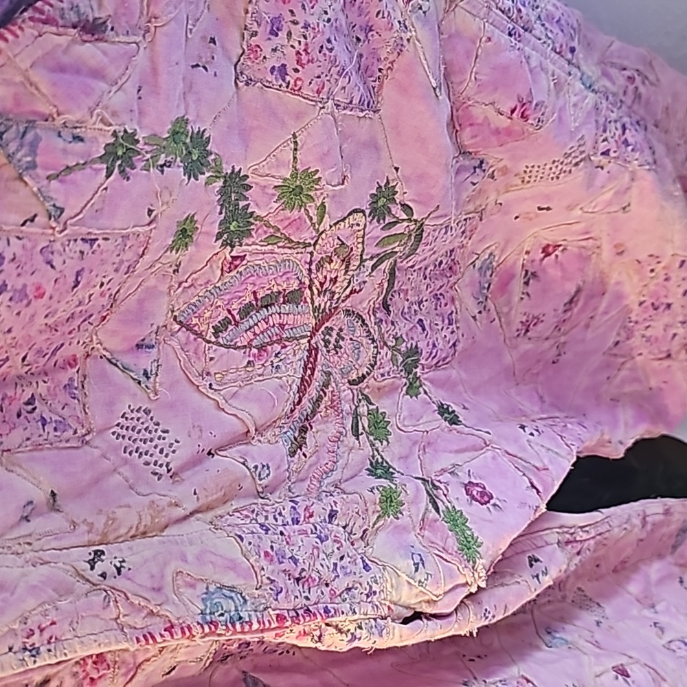 Magnolia Pearl Pink Patchwork Overalls - Picture 11 of 12